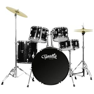 BATERIA ACÚSTICA – LINHA SONORA – 22″, 10″, 12″, 14″, 16″ – COM KIT DE FERRAGENS E BANCO