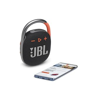 Caixa de Som Bluetooth JBL CLIP 4 5W Preto/Laranja – JBLCLIP4BLKO