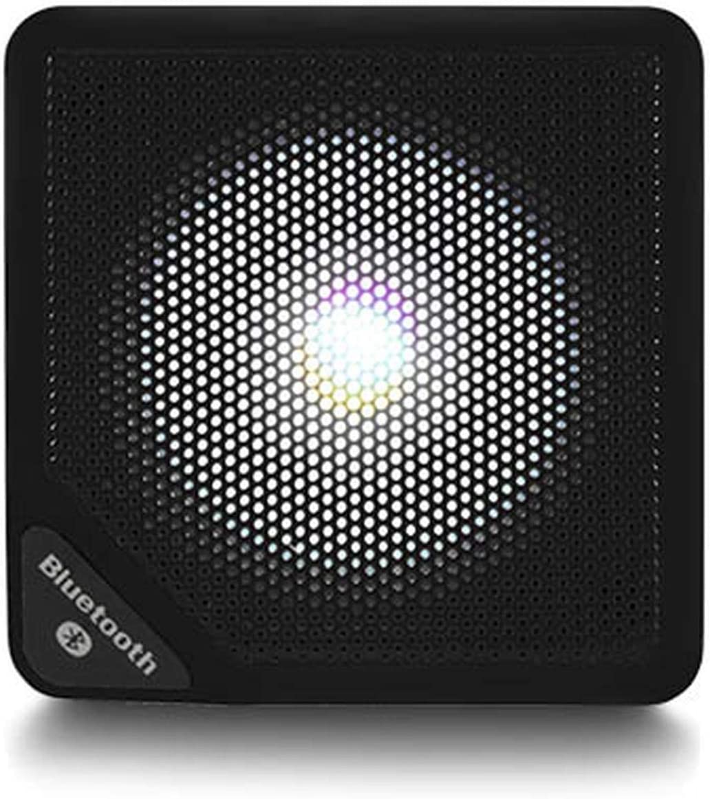 Caixa de Som Cubo Speaker com 3W Luz de LED Conexão USB Bluetooth AUX Entrada Cartão Micro SD Preto Multilaser - SP305 Multilaser SP305 1 Portas USB, Preto