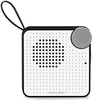 Caixa de Som Mini Bluetooth Speaker 5W Entrada Micro SD e Auxiliar Resistente à Água Preta Multilaser – SP309
