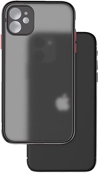 Capa iPhone Case Premium YRK Capinha Preta Translúcida Fumê com Proteção de Câmera Capa Para iPhone 11 6.1, 11 Pro 5.8, 11 Pro Max 6.5 (iPhone 11 Pro (5.8)) (iPhone 11 6.1'')