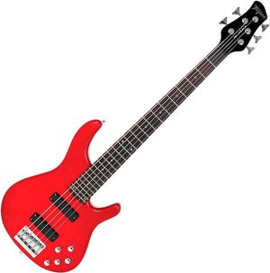 Contra-baixo ativo 5 cordas Metallic red MILLENIUM 5 Classic Series Tagima