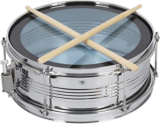 DOYING 14 & Snare Drum Kit Aço Inoxidável Tambor Corpo PVC Tambor de Cabeça com Tambor de Tambor Strap Baquetas Bag Drum Drum Damper Pads