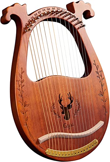 DOYING C Key 16-String Wooden Lyre Harp Resonance Box String Instrument