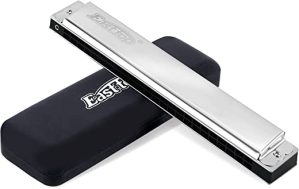 East top Gaita Tremolo Harmônica Key of C, 24 Furos Gaita Boca para Adultos, Banda Player e Estudantes T2403