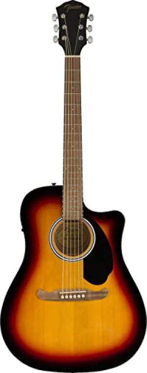 Fender Violão alternativo de 6 cordas, direito, Sunburst (972713532)