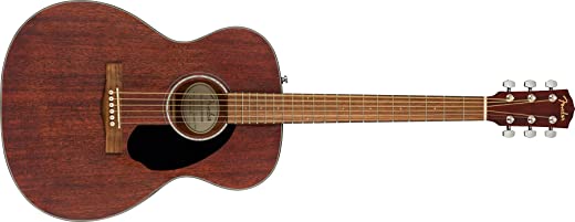 Fender Violão de 6 cordas com design clássico, direito, natural (970150022)
