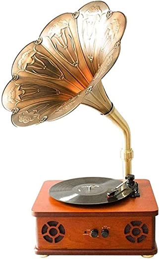 Gramophone, Gramofone Retrô Caixa de Música Clássica Criativa Decoração para Casa Toda Família