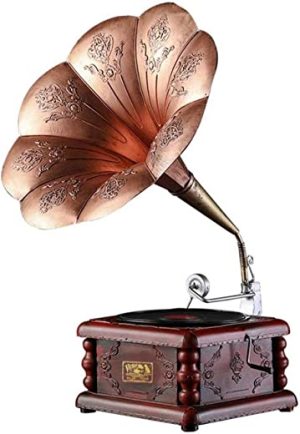 Gramophone, reprodutor de fonógrafo, versão portátil Gramofone
