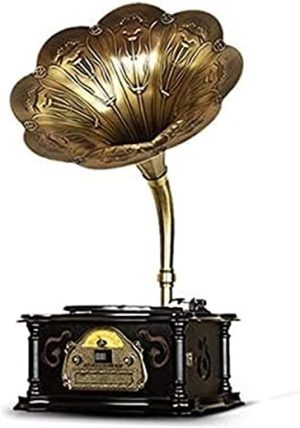 Gramophone, reprodutor de gravação fonógrafo, versão gramophone