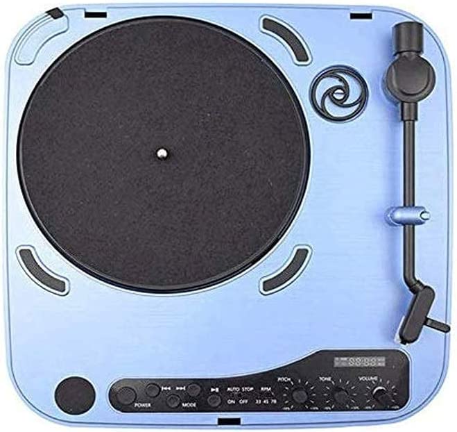 Gramophone, toca-discos para discos de vinil com alto-falantes Design retrô
