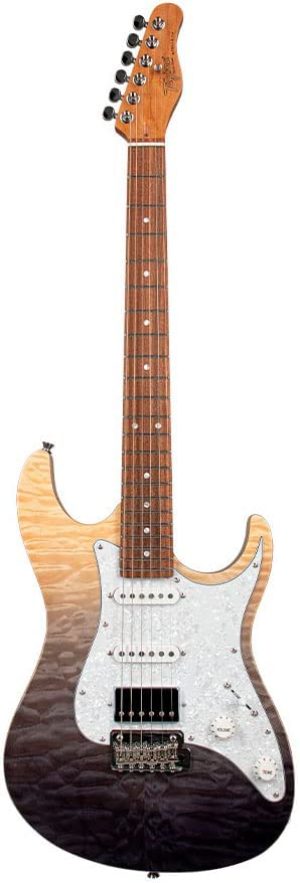 Guitarra Elétrica Stella DW Transparent Black Fade Classic Series Tagima