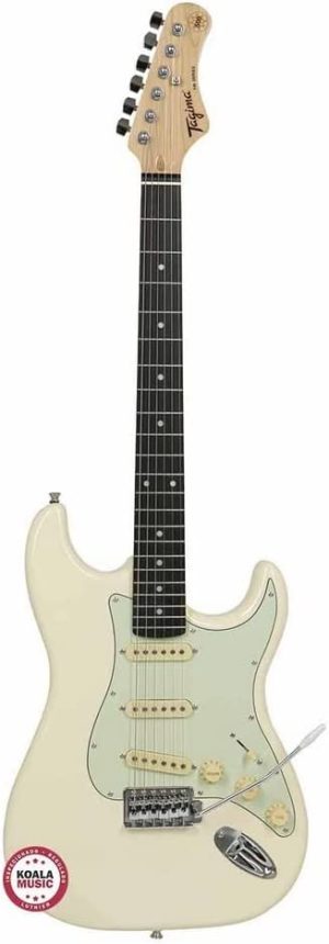 Guitarra elétrica TAGIMA - TG 500 OWH DF MG, Olympic White Dark Fingerboard Mint Green