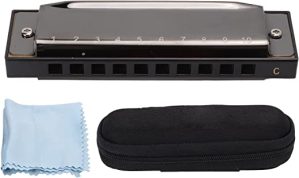 Harmonica C Key 10 Holes Harp Diatonic Mouth Organ Diatonic Scale Harmonica for Beginner and Everyone Who Loves