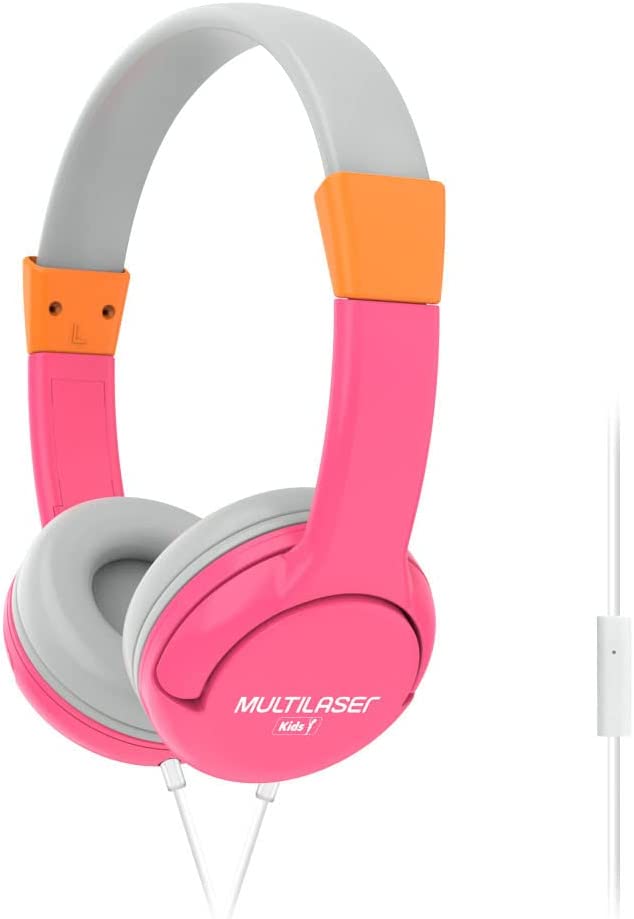 Headphone Multilaser Kids Happy Rosa - PH378