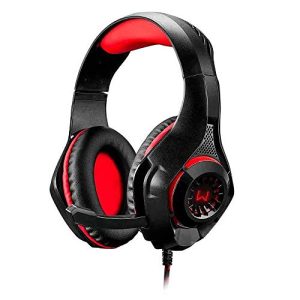 Headset Gamer Rama P3+USB Stereo Adaptador P2 LED Vermelho Warrior – PH219