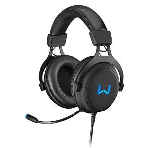 Headset Gamer Volker USB 7.1 3D Surround Sound LED Azul Warrior – PH258