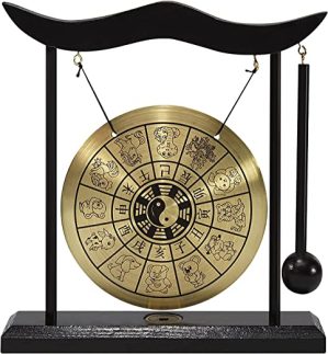 Homtoozhii Mini mesa de gongo instrumentos de percussão com