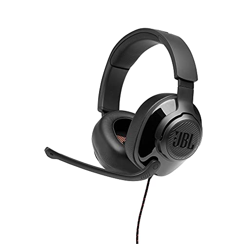 JBL Quantum 200 – Fones de ouvido para jogos circum-auriculares – Preto, grande