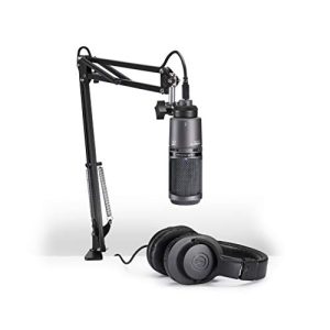 Kit Streaming e Podcasting Audio-Technica AT2020USB+PK