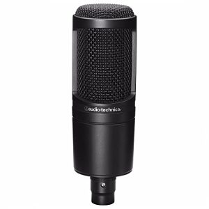 Microfone audio-technica AT2020 Pro Cardioide Condensador, Preto, Grande
