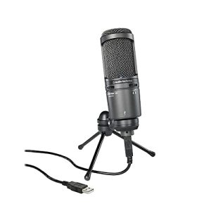 Microfone Audio-Technica AT2020USB+ USB Cardióide Condensador