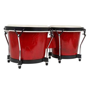 MILISTEN Bongo Drum Instrumento profissional de percussão de madeira para iniciantes, adultos