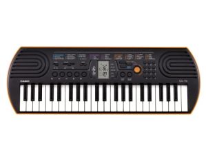 Mini teclado 44 teclas mini, 100 timbres e 50 ritmos
