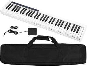 Piano elétrico Teclado digital portátil Piano 128 teclas 61 fitas