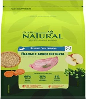 Ração Guabi Natural Raças Pequenas Frango Arroz - 10,1kg