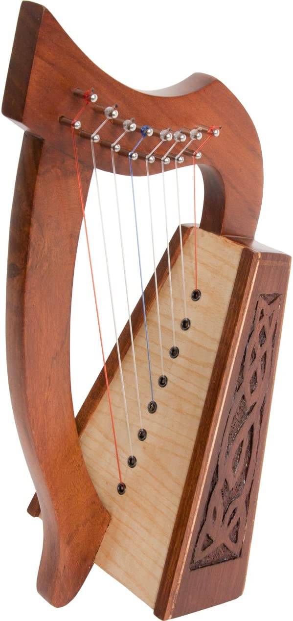 Roosebeck Lily Harp, 8 cordas, nós