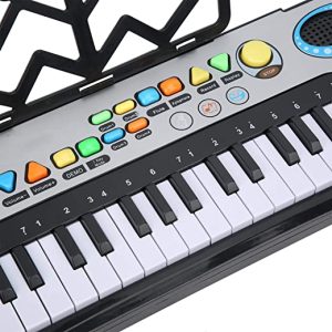 BF-3738 Teclado Musical Piano Elétrico com 37 Teclas para Iniciantes Teclado Brinquedo Instrumento Educacional (rosa)