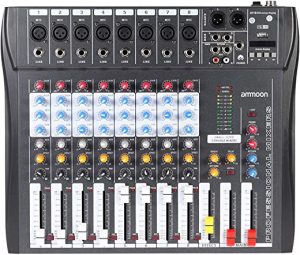 Tomshin CT80S-USB 8 canais Digtal Mic Line Mixer
