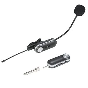 Tomshin Fone de ouvido UHF Microfone sem fio Microfone de