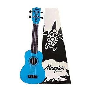 Ukulele Acústico Soprano Cordas Nylon Daphine Blue HONU Memphis