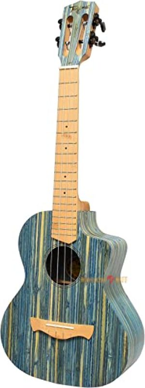 Ukulele Acústico Tenor Cordas Nylon Transparent Blue Satin LAKI-T Hawaii Series Tagima