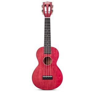 UKULELE CONCERT SÉRIE ISLAND – VERMELHO – CHERRY RED – COM BAG