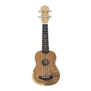 Ukulele Kalani Soprano 21 Mogno Kal Sig Nalu sem Friso e Roseta Em ABS com Bag Signature