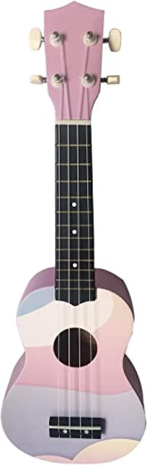 Ukulele Soprano Infantil de 21 polegadas com Gig Bag 4 Cordas Basswood