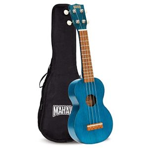 UKULELE SOPRANO SÉRIE KAHIKO – AZUL TRANSPARENTE