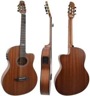 Violao Eletrico Nylon Gnf3 Ceq Ws Satin