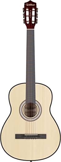 Violão Eletro-Acústico Cutway WALDMAN com equalizador gráfico de 4 bandas, Cordas de Nylon, Madeiras Selecionada