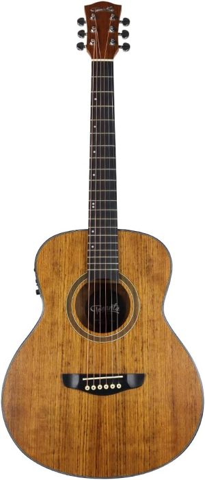 VIOLÃO ELÉTRICO CITRINO 36" - TAMPO EM WALNUT - ACABAMENTO FOSCO - EQ 3 BANDAS - VTCI1954 - TONANTE