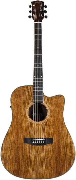 VIOLÃO ELÉTRICO KILAUEA 41" - TAMPO EM WALNUT - ACABAMENTO GLOSS - EQ 3 BANDAS - TVK1954