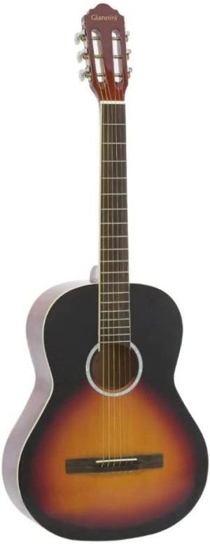 Violão Giannini Gs15 3ts Sunburst Acústico Aço