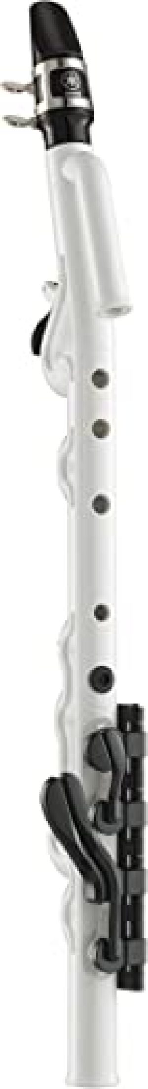 YAMAHA A introdução perfeita para tocar instrumentos de palheta, branco (YVS-100 Venova)