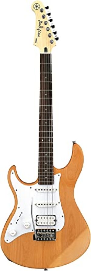Yamaha Pacifica PAC112JL YNS Guitarra elétrica canhota, cetim amarelo natural
