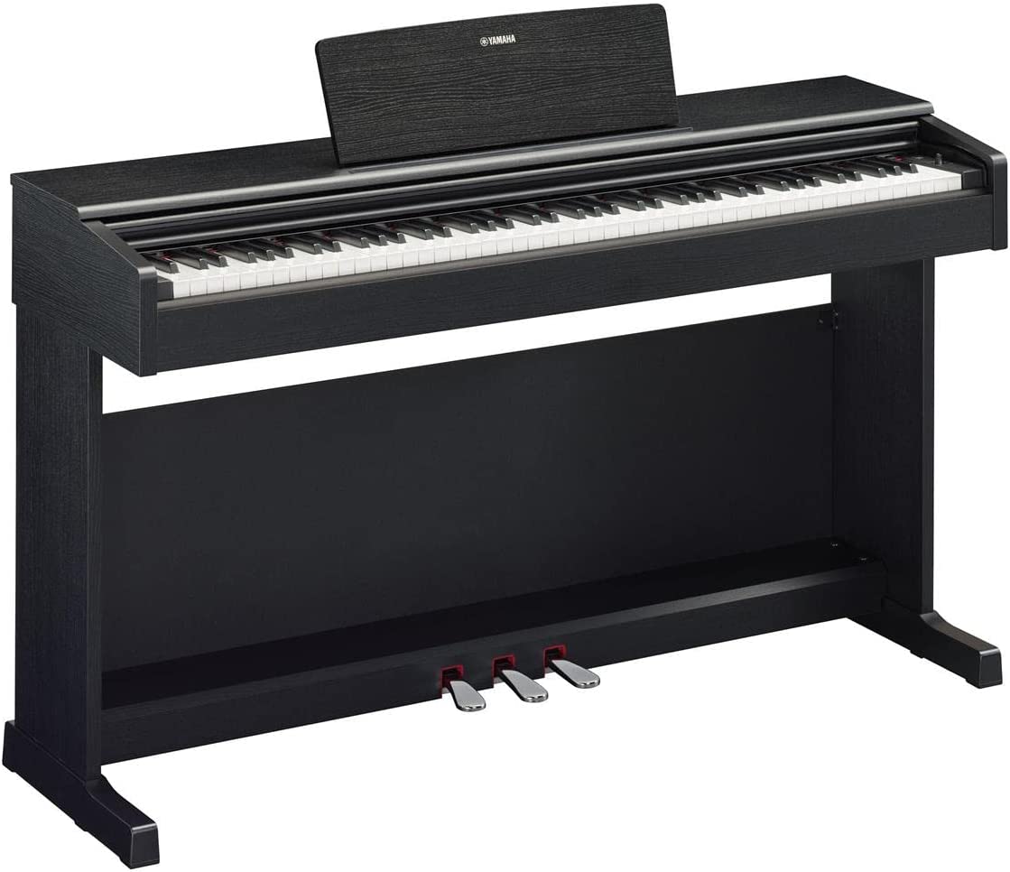 Yamaha YDP145 Arius Series Digital Console Piano com banco, preto