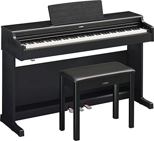 Yamaha YDP165 Arius Series Console Digital Piano com Banco, Preto