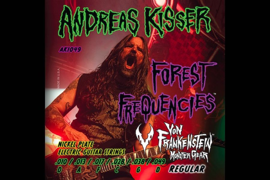 Encordoamentos Andreas Kisser com Von Frankenstein Monster Gear 